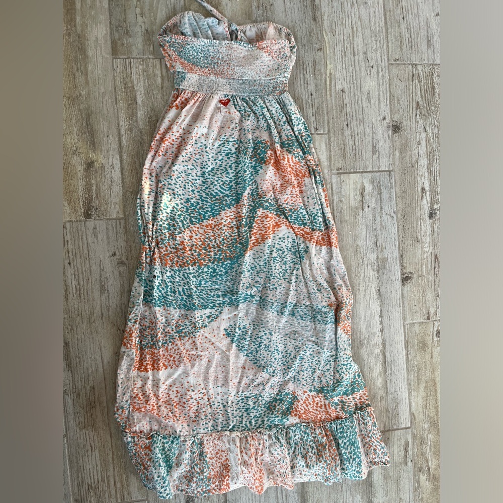 Colorful Strapless Maxi Dress Roxy - Picture 4 of 6